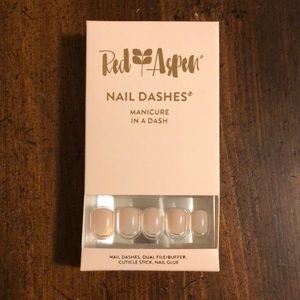 Red Aspen Nail Dashes Tessa’s At The Starting Line